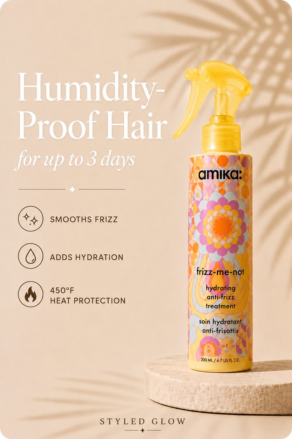 Amika styling and finishing product recommendations from Jenn Rose, slide 3.