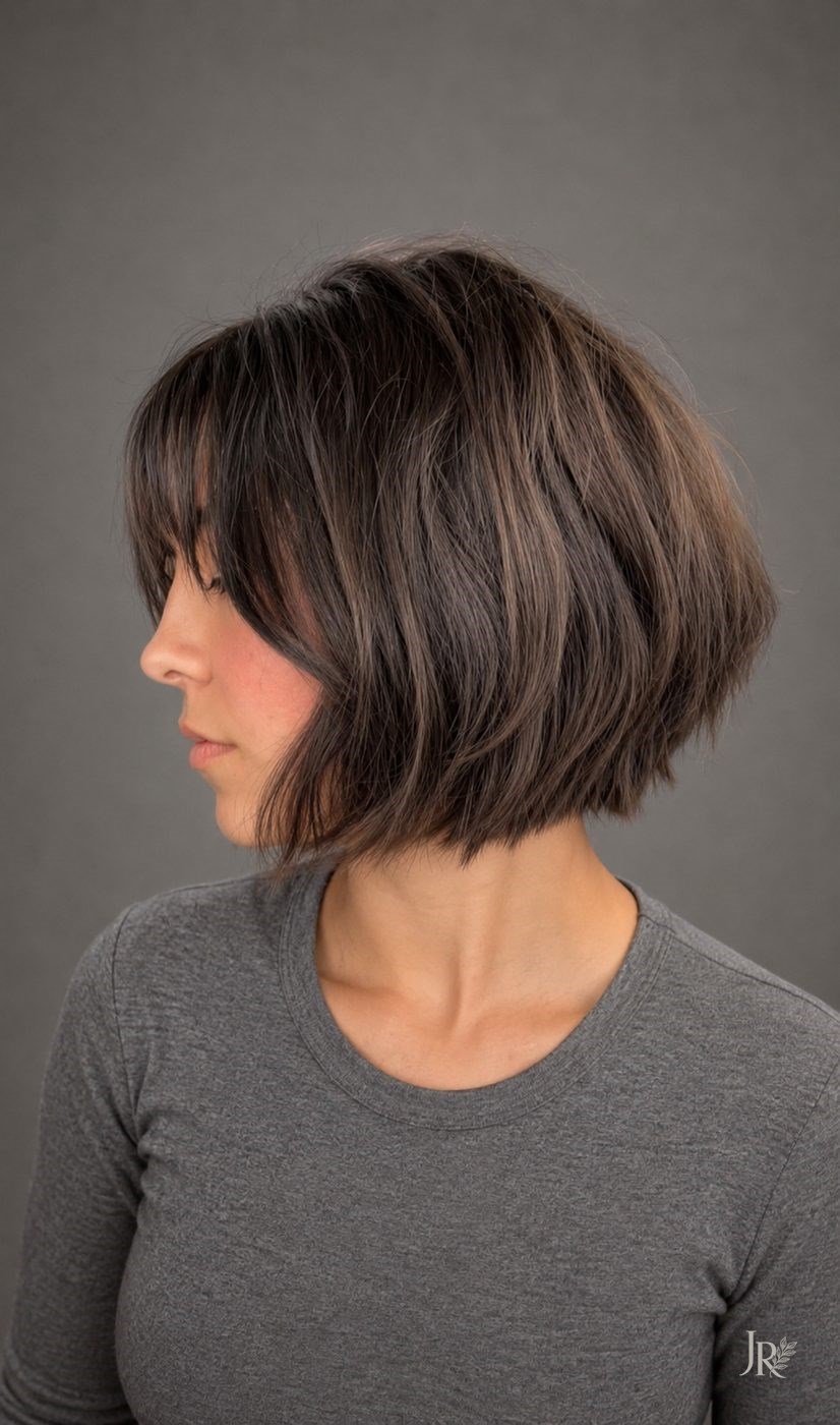 Textured bob by Jenn Rose